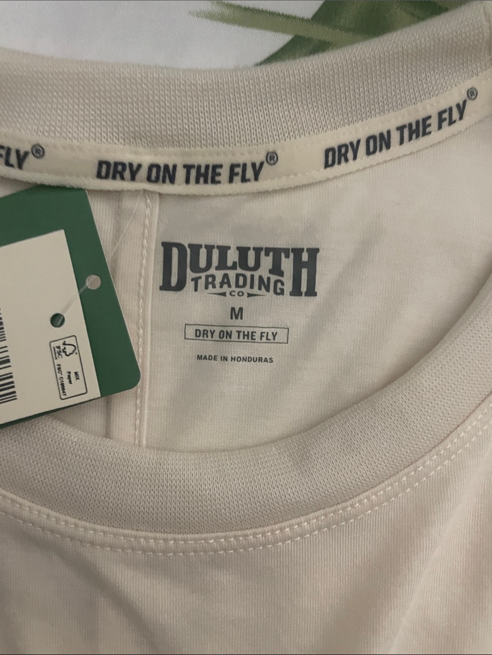 Duluth Trading Co Cream Long-Sleeve Crewneck Top - Picture 2 of 7